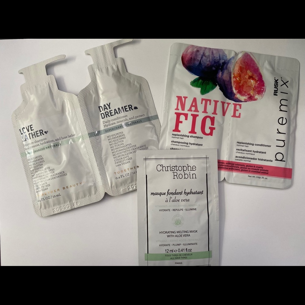 Luxe Hair Care Sample Set Shampoo Conditioner Mask